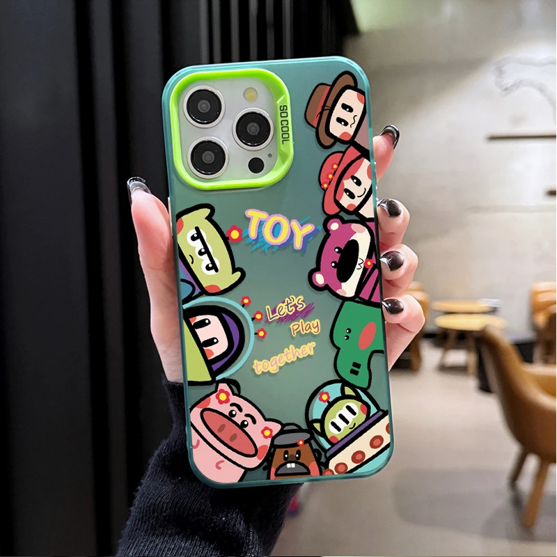 Anime Disney Toy Story Case for Samsung Galaxy S24 S23 S22 S21 Ultra Plus FE A54 A34 A24 A14 A73 A53 A33 5G Note 20 Phone Cover