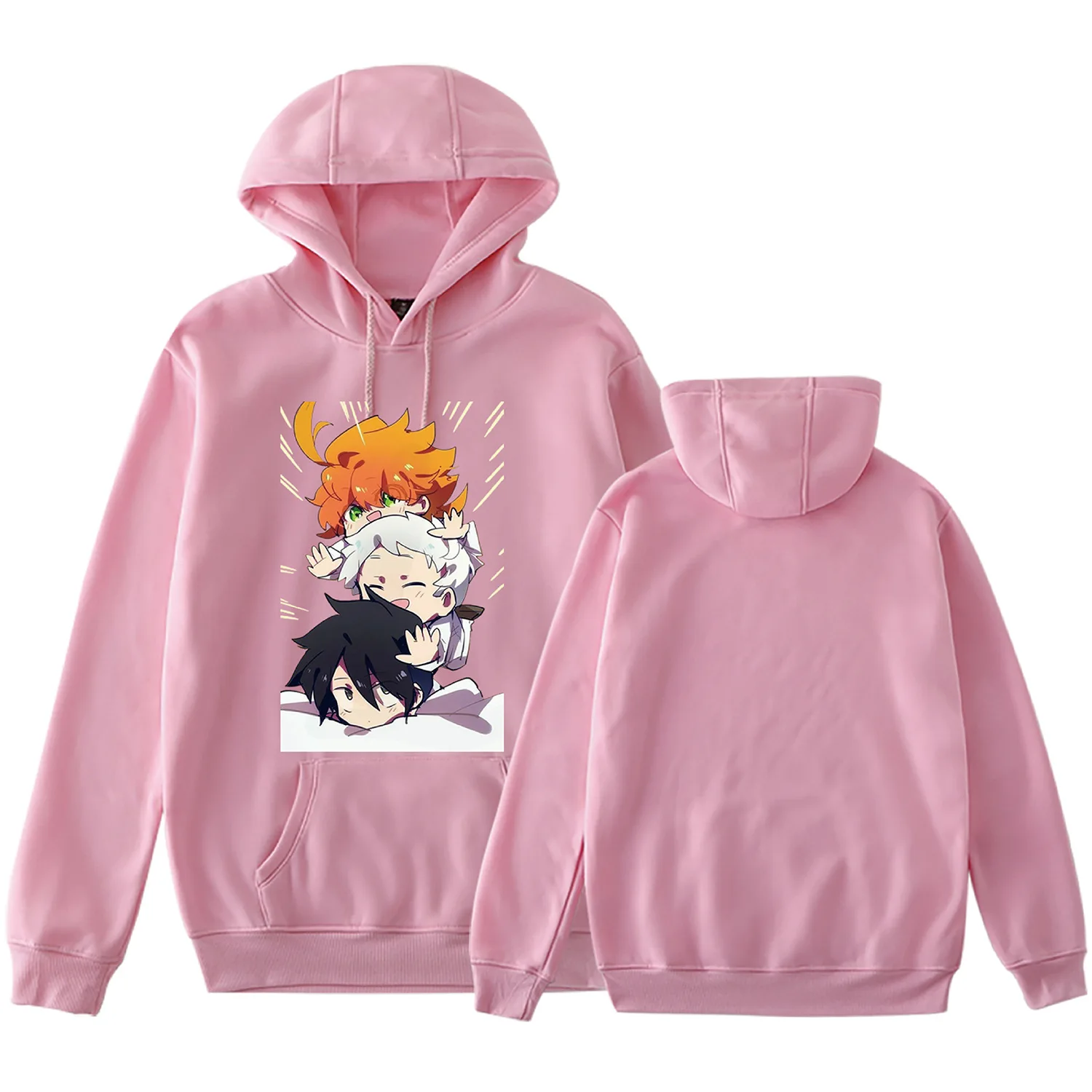 

Кардиган с капюшоном в стиле унисекс с героями аниме, обещанием, Neverland, Эммой Норман Рэй