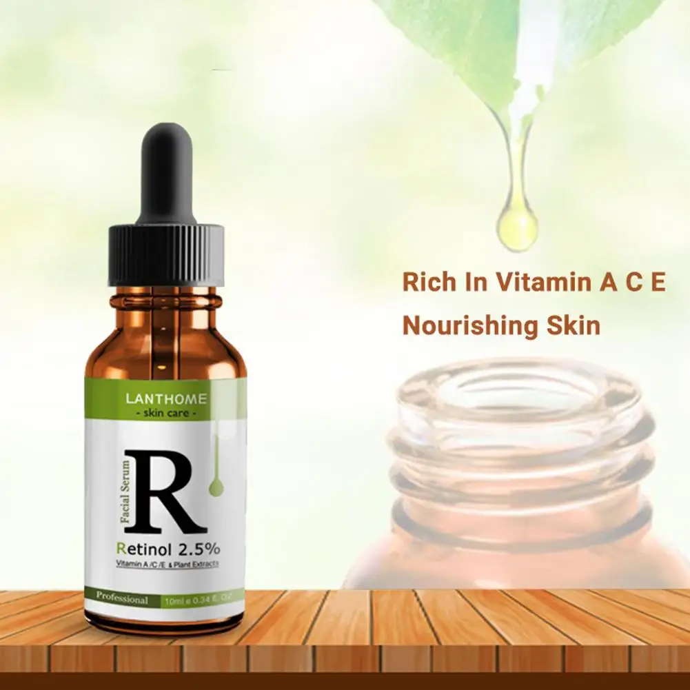 

Retinol 2.5% Vitamin C / A Facial Anti Wrinkle Serum Remove Dark Spots Collagen Serum Anti Aging Essence Whitening Face Serum