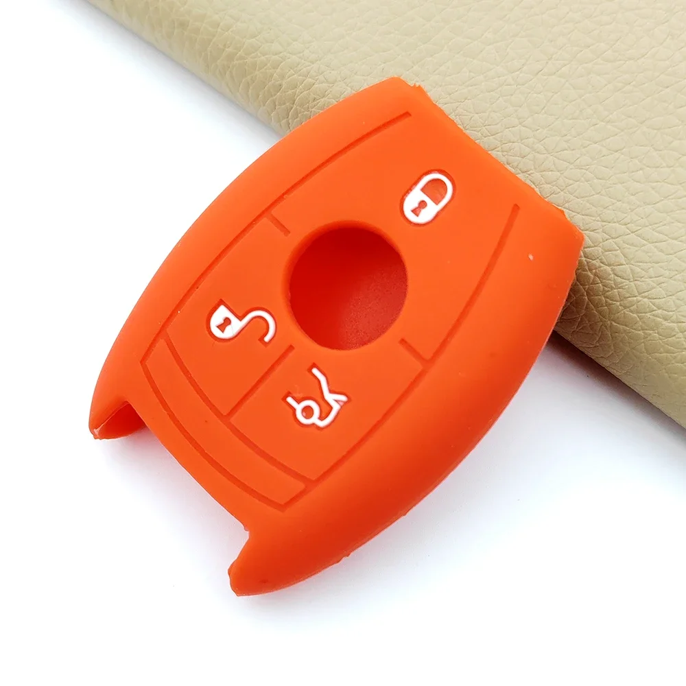 

Чехол для дистанционного ключа из силикагеля, чехол для Mercedes Benz A C E S G Class GLA CLA GLK GLC CLS W204 W463 W176 W251 W205 AMG