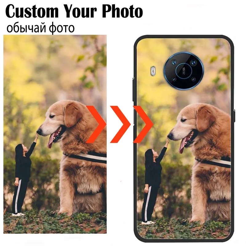 Индивидуальные чехлы для телефонов Nokia X100 5G силиконовый чехол с индивидуальным