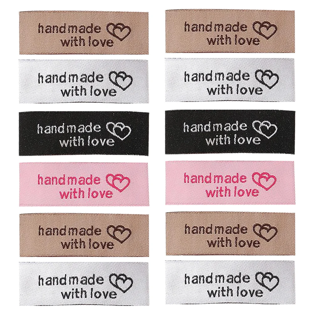 

Labelssewing Tags Taglabel Clothes Clothing Cloth Collar Love Garments Diy Knitting Woven Personalizedcrochet Embossed Craft
