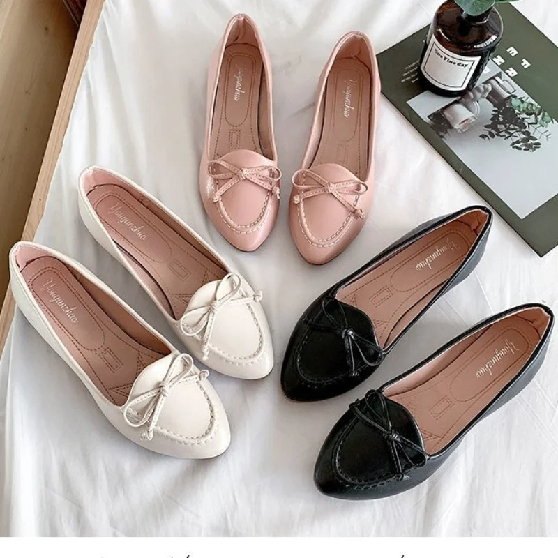 

Новинка весна-лето 2020, женские повседневные туфли на плоской подошве, модные удобные туфли с бантом, Женская легкая повседневная спортивная обувь