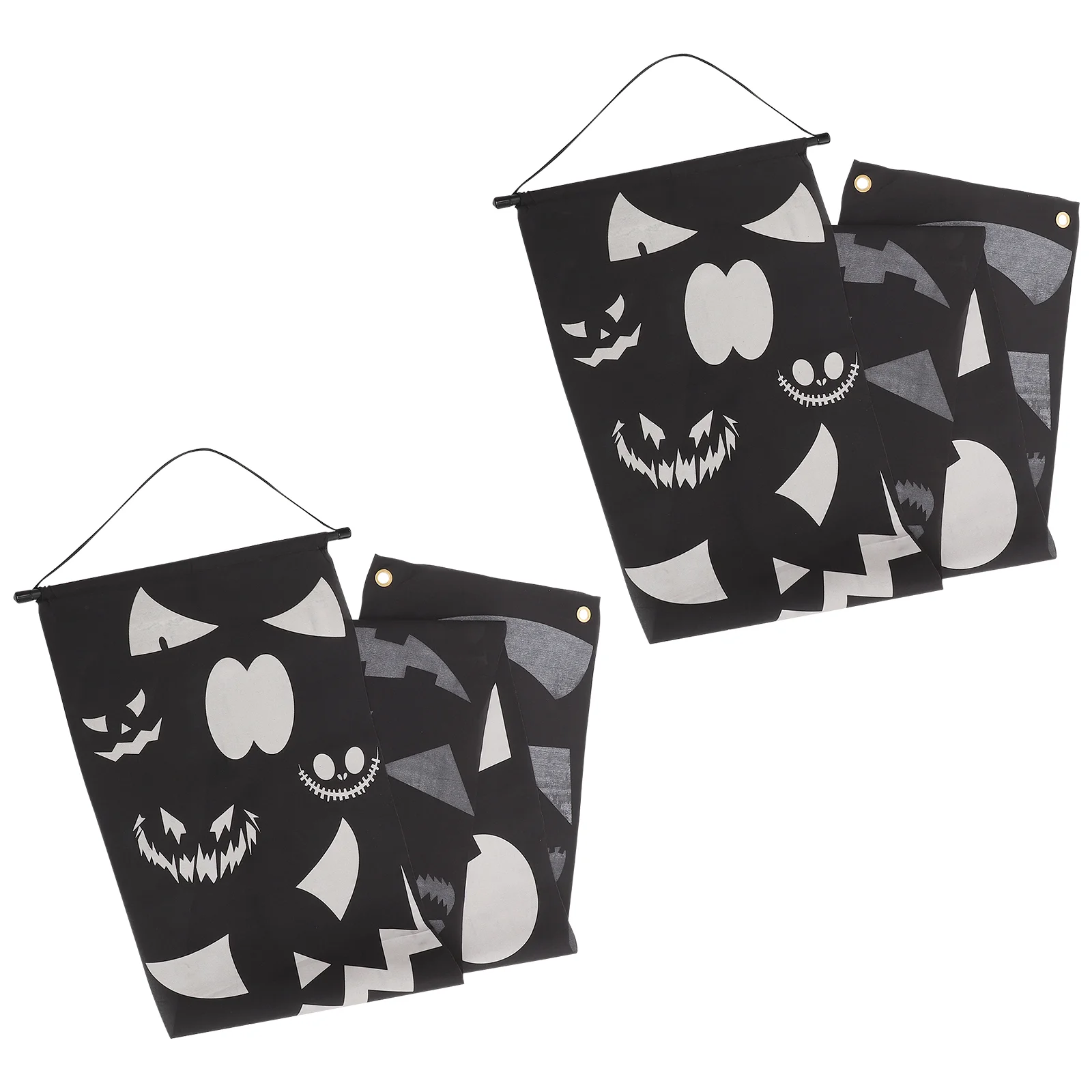 

Decorations Signs Porch Banner Door Sign Front Outdoor Flag Welcome Yard Haunted House Glowing Trick Ortreat Couplets Darkglow