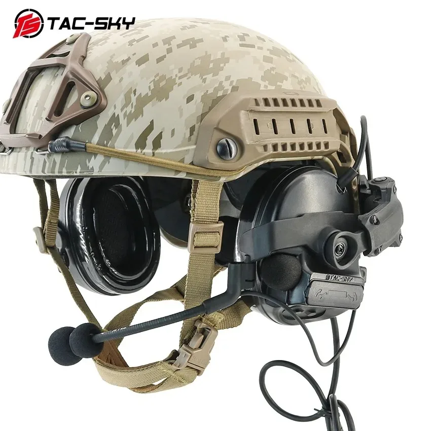 TS TAC-SKY Адаптер для крепления гарнитуры для шлема, совместимый с гарнитурой для военной стрельбы C5COMTAC III II для рельсов ARCWENDYMLOK (art.: 3920d042de4fe) - 3920d042de4fe