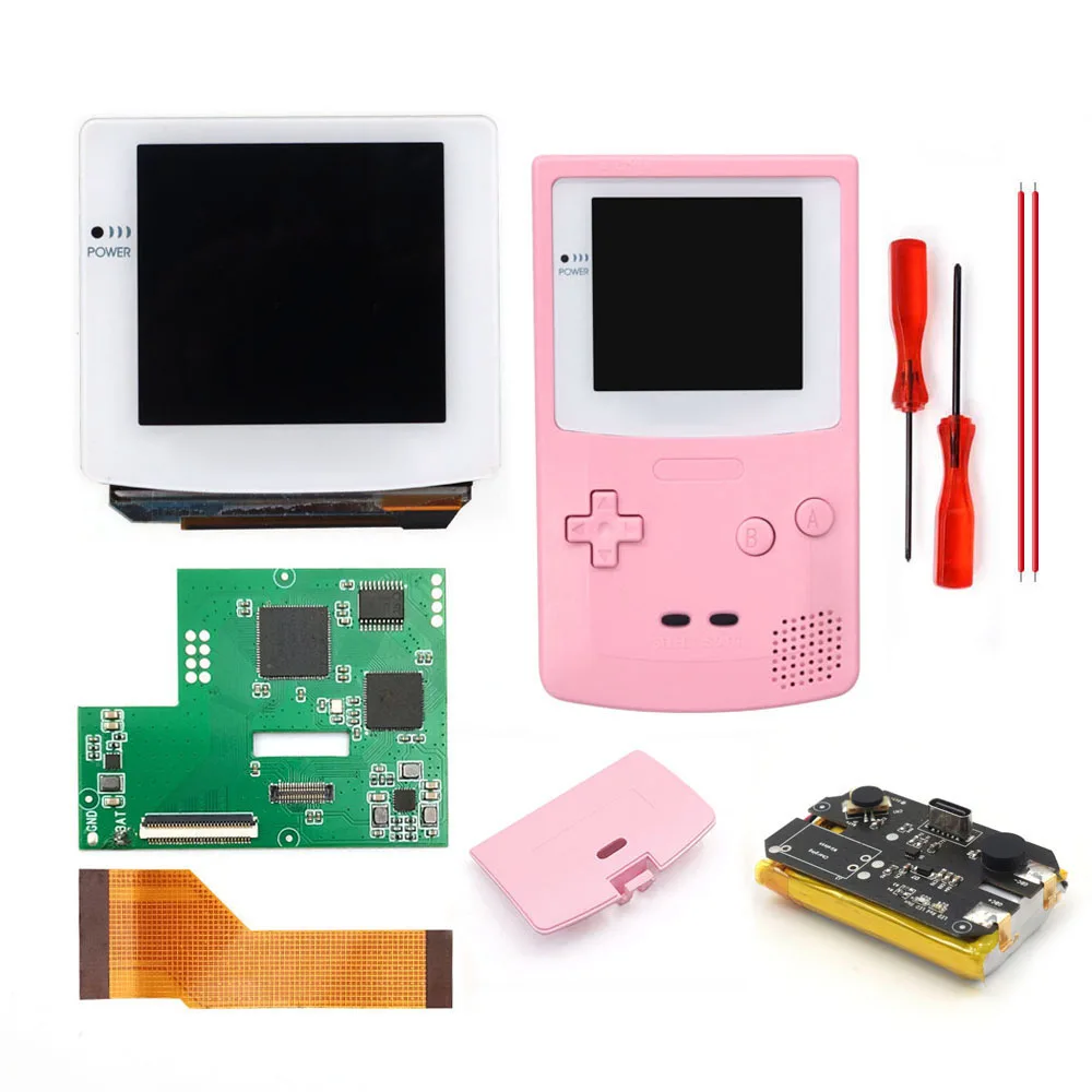 HISPEEDIDO белый GBC перезаряжаемый тип C OLED-экран сенсорный ламинированный AMOLED с