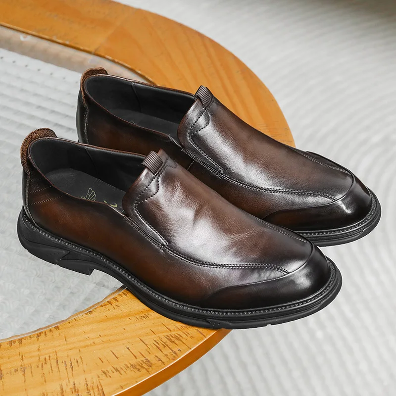 Мужская обувь DESAI повседневные легкие лоферы мужские модные туфли из натуральной