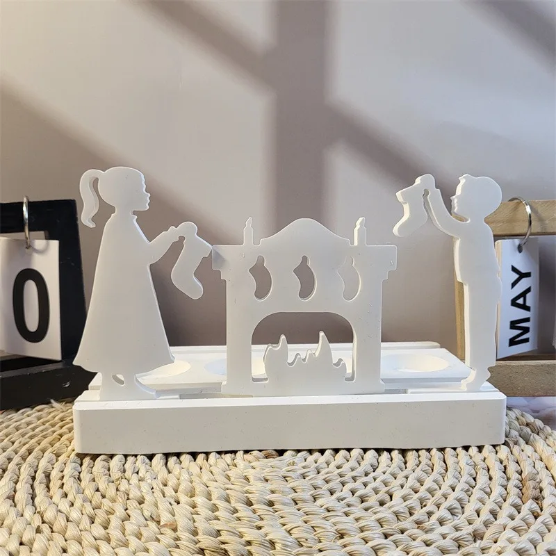 Рождественский набор для маленьких мальчиков и девочек каминная вставка