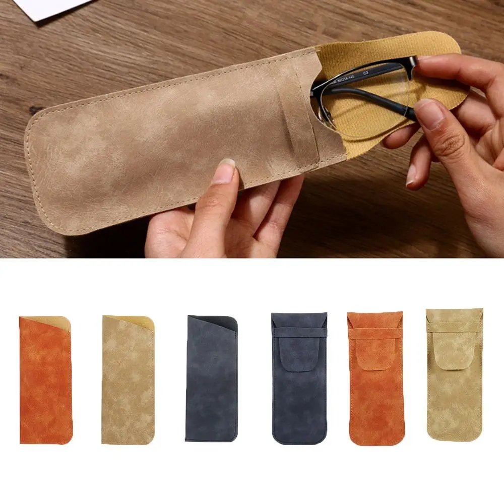 

Портативная прямоугольная сумка для солнцезащитных очков, простой однотонный Чехол для очков, элегантная бархатная подкладка, Ювелирная упаковка