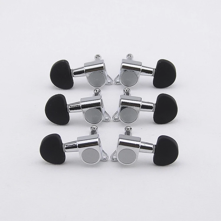 

Professional Set of 3R+3L Machine head Tuners Pegs (Hole Size:10mm ) for Electric Guitars Accessories in Stock Made in Korea