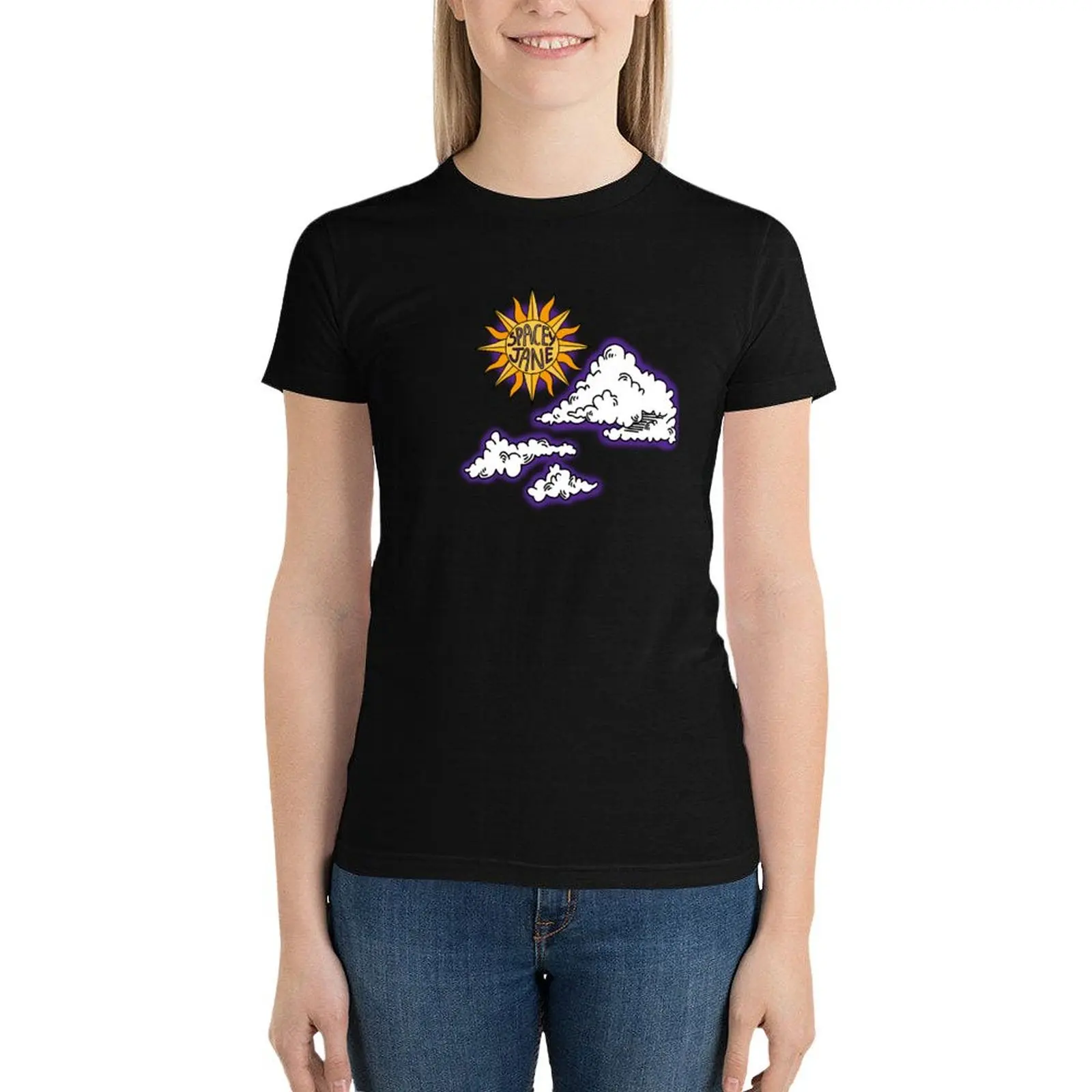 Футболка Spacey Jane sun design тяжелая Эстетическая одежда женские топы