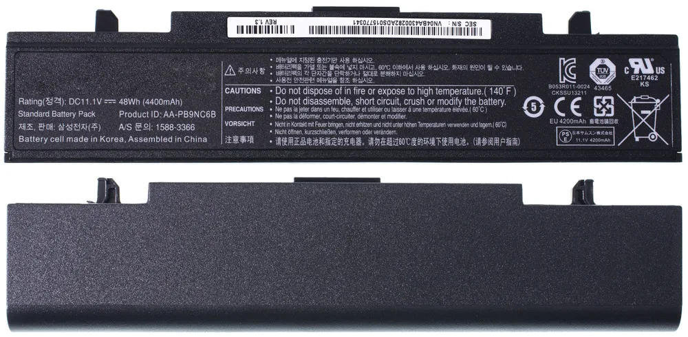 Аккумулятор / 11 1V 4400mAh 48 84Wh (Premium) для Samsung NP305V5A-S0H