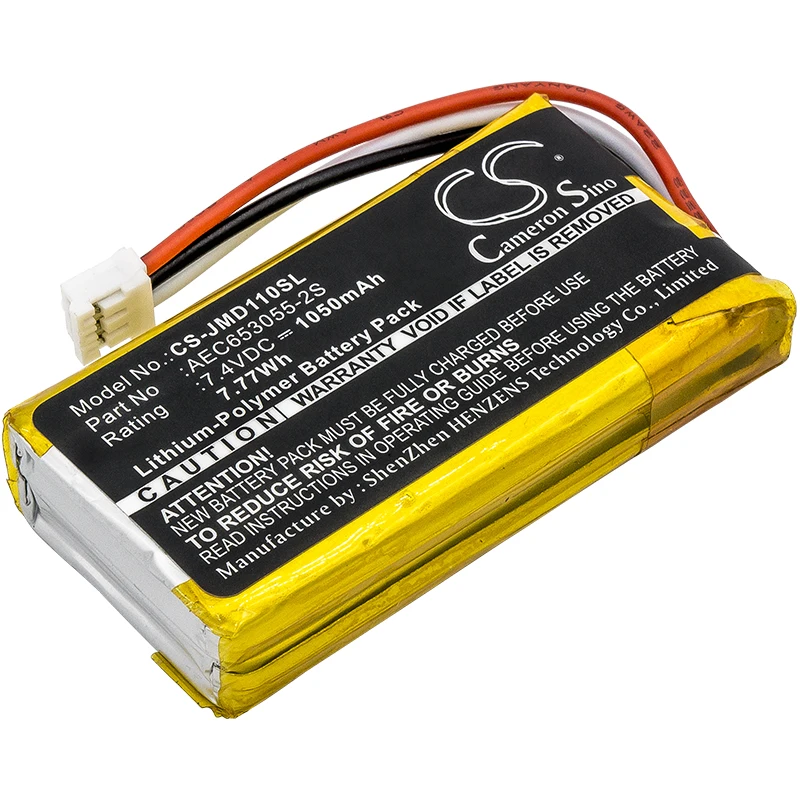 

CS Speaker Battery for JBL Flip Flip 1 Fits AEC653055-2S Li-Polymer 7.40V 1050mAh/7.77Wh CS-JMD110SL