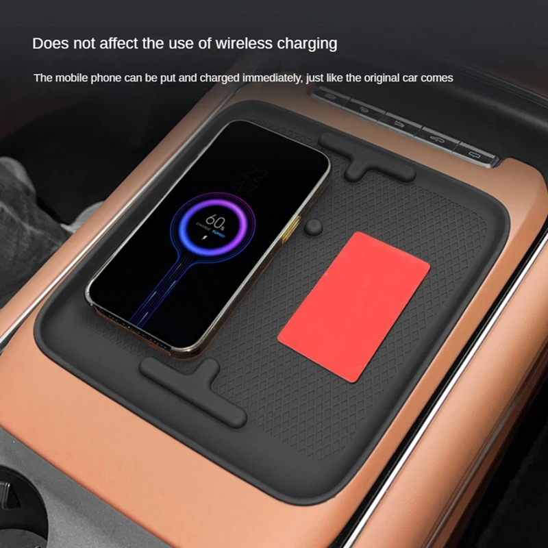 Беспроводная зарядная панель защитная прокладка для DONGFENG Voyah Free 2024 аксессуары