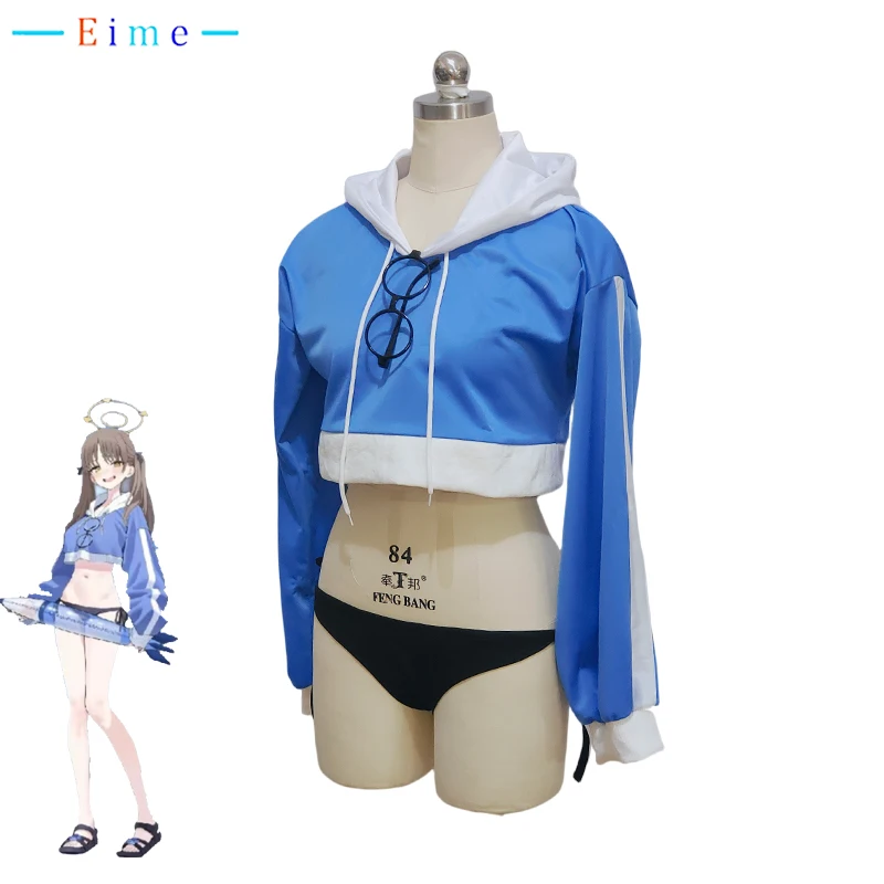 

KAZEKURA MOE Cosplay Costume Game Blue Archive Cosplay Japanese Gym Suit Top Pants Halloween Party Uniforms Custom Made