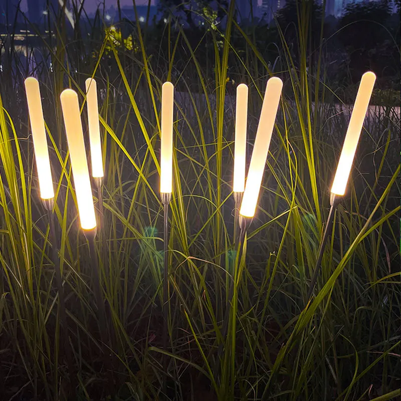 

4PCS Solar Acrylic Bubble Light Garden Light Outdoor Tube Light Is Suitable for Garden/Path/Scenic Decorative Lighting Light