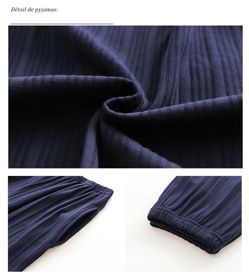 Adult Couples Sleepwear Spring And Autumn Home Pajamas Long-sleeved Trousers 2-piece Suit For Men And Women Sleep Costmues