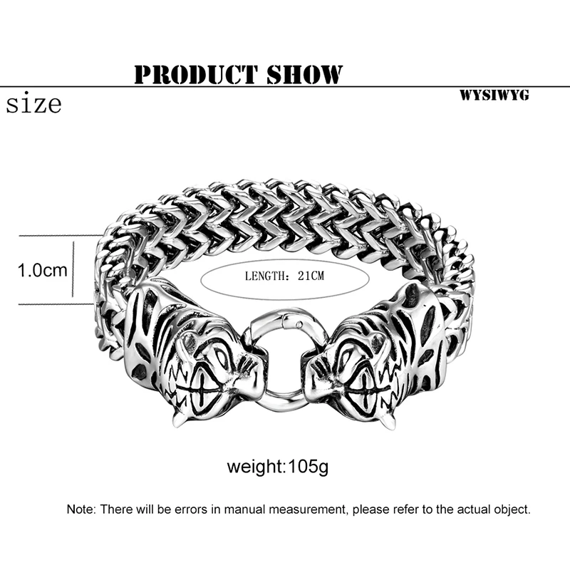 Мужской модный браслет в стиле хип-хоп панк мужской креативный из нержавеющей