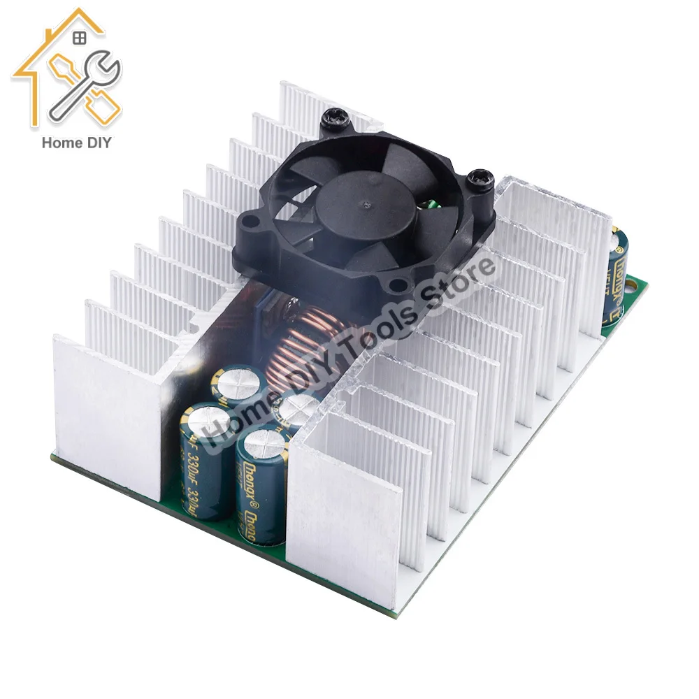 Регулируемый понижающий преобразователь, модуль питания DC-DC 12 В-75 В до 5 В 19 В 21 В 24 В 48 В 500 Вт, высокомощный преобразователь для Arduino