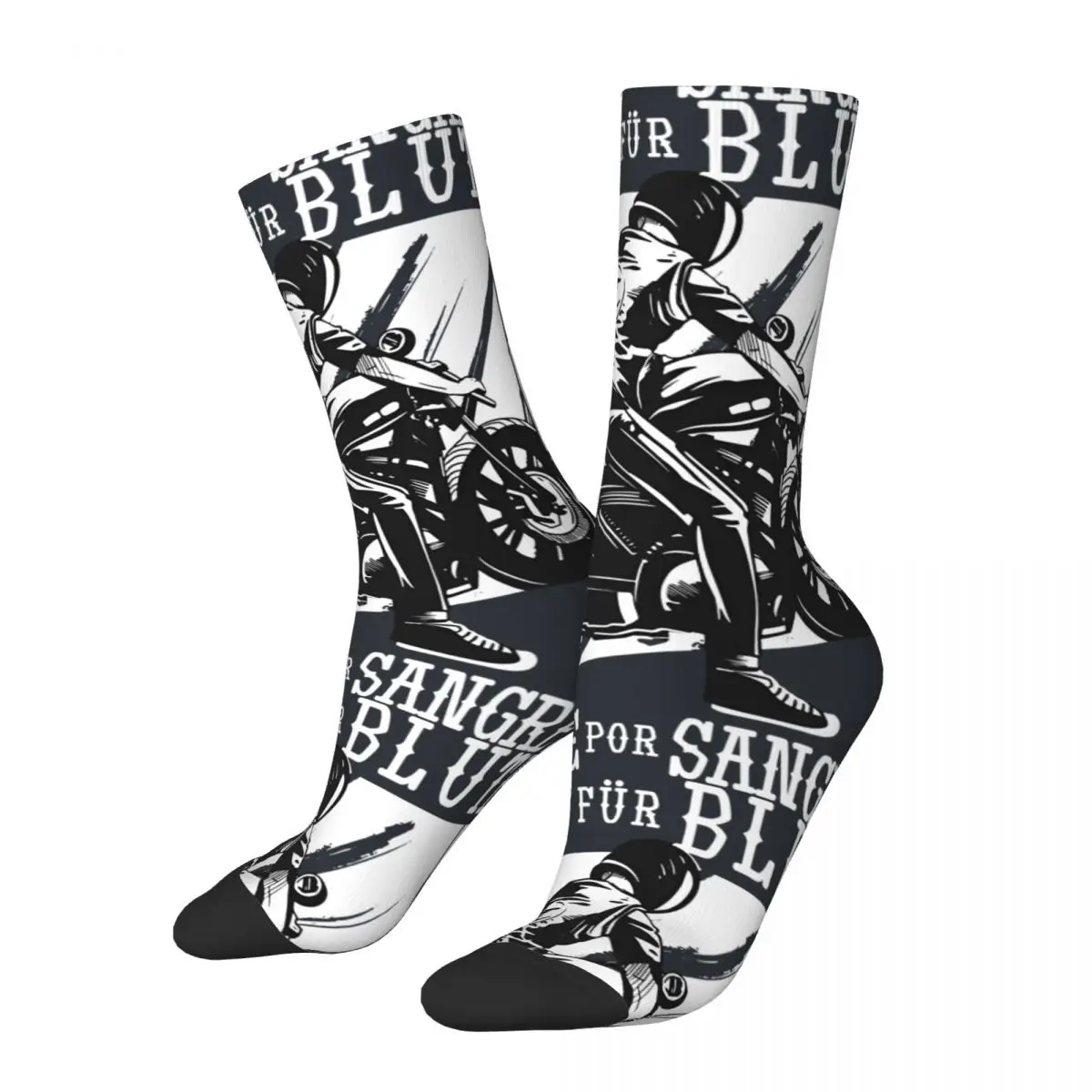 Носки мужские компрессионные с принтом бесшовные винтажные короткие носки