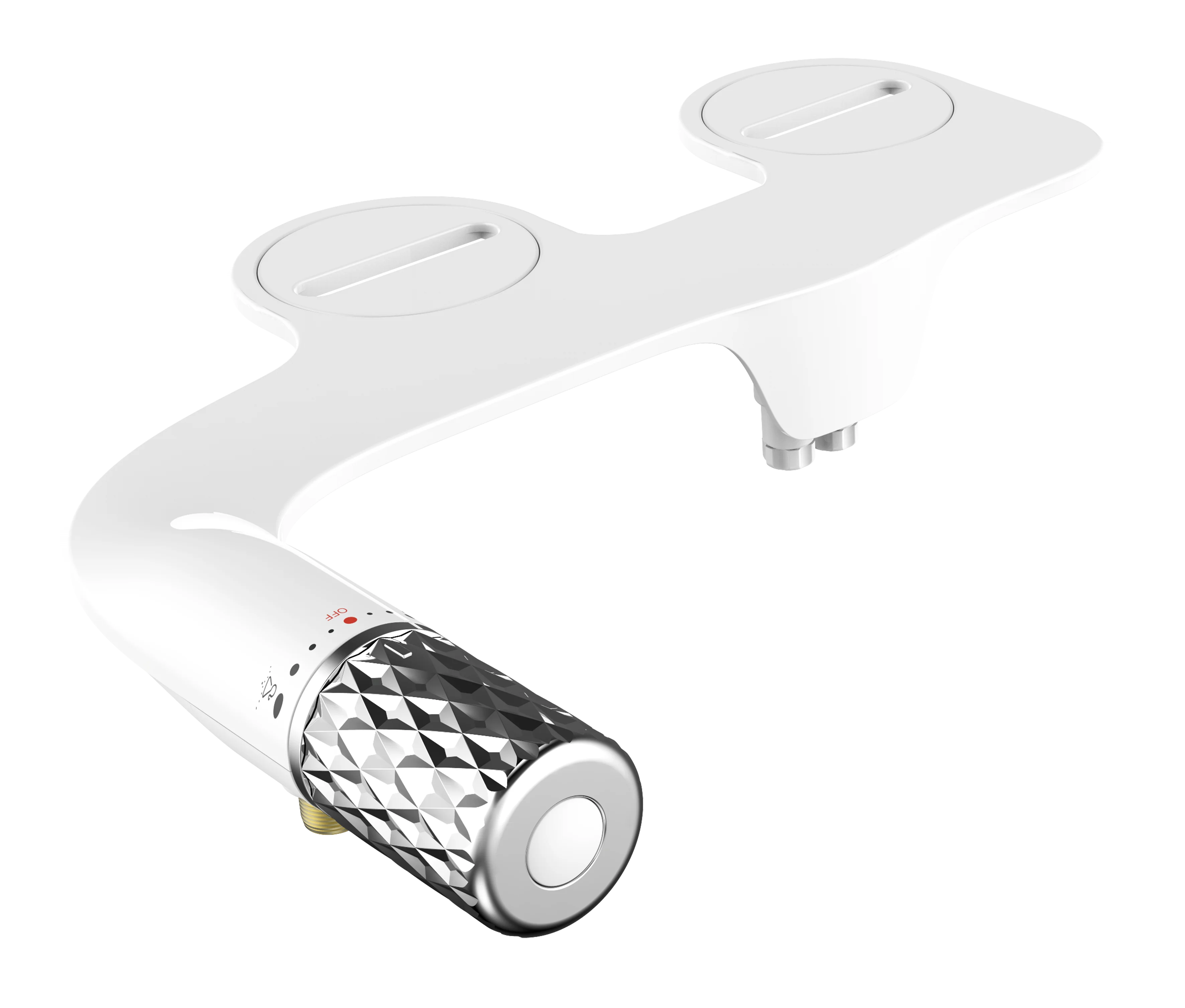 

Ультратонкое сиденье для унитаза, биде с двумя насадками, регулируемое давление воды, неэлектрическое, Spraye Europe Ru