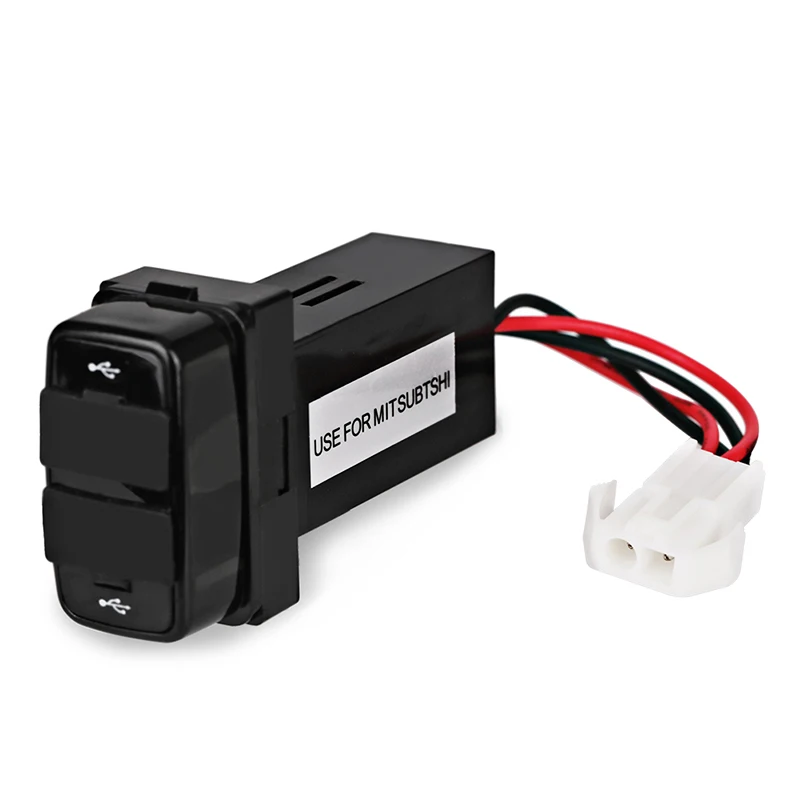 

For Mazda Honda Suzuki Mitsubishi Dual USB Adapter Power Outlet Car Dual USB Charger Socket Interface Charger
