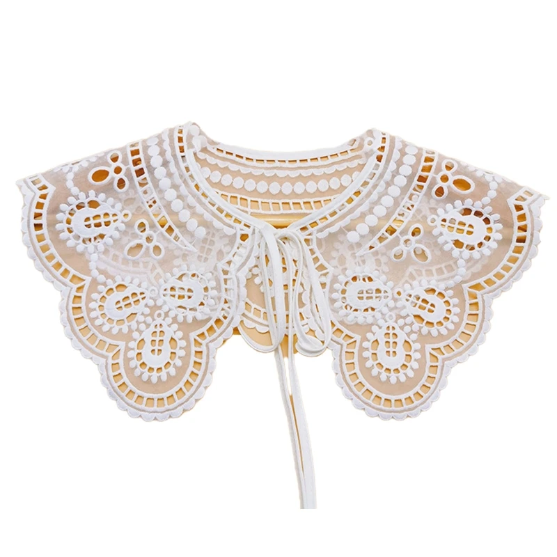 

Multifunctional Sunscreen Detachable Doll False Collar Women Floral Shawl Wrap L5YB