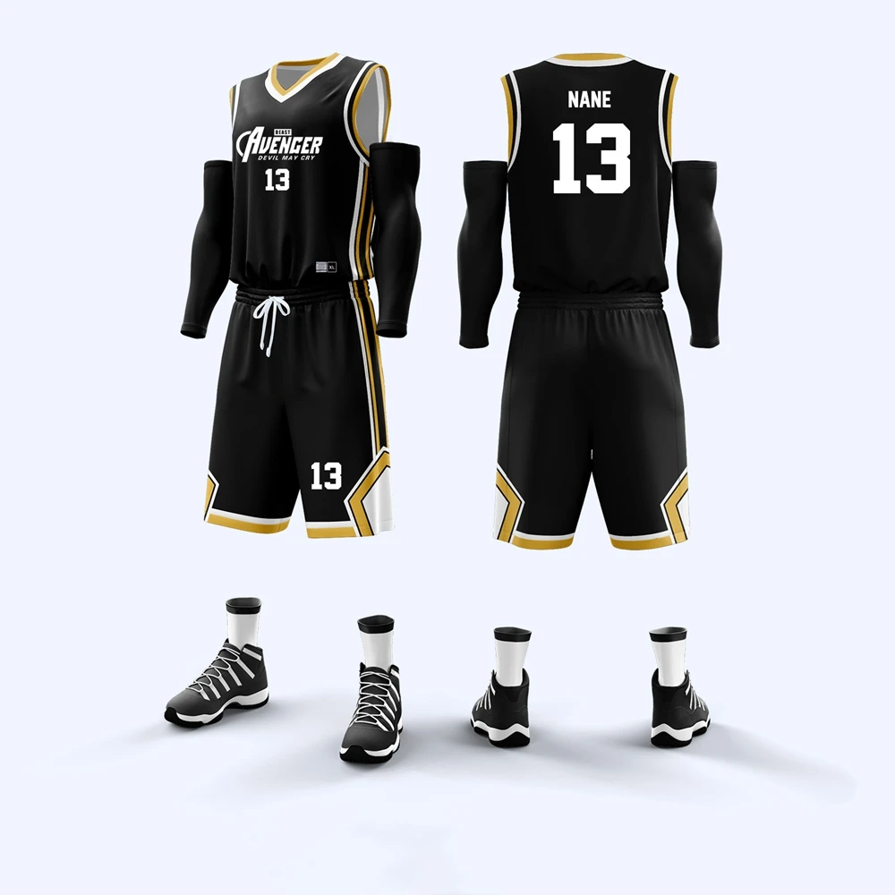 Summer 2023 New Men's Basketball Shirts Men's Breathable Shirts Sportswear Shorts Set Quick Drying University Team Uniform