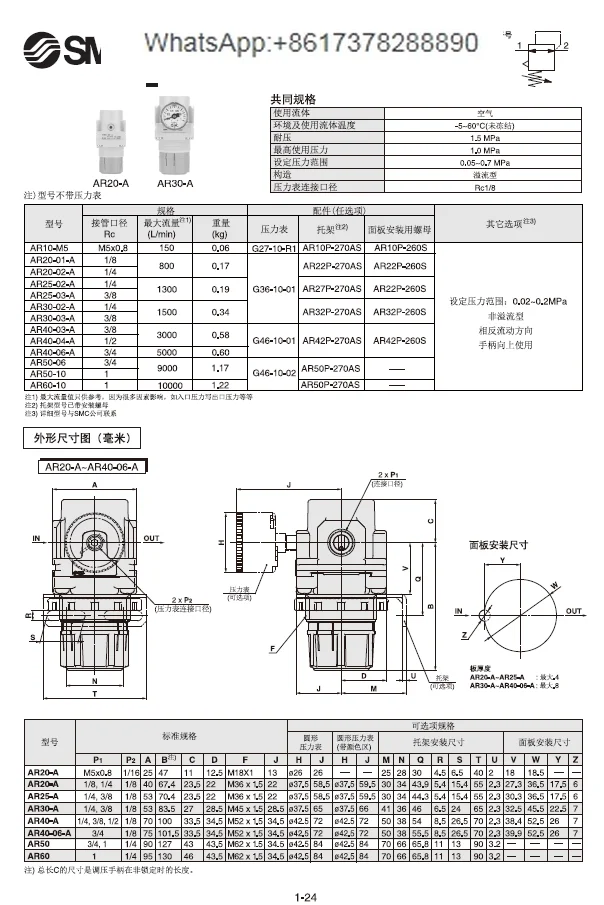 Японский клапан SMC для уменьшения давления с функцией зенковки новая