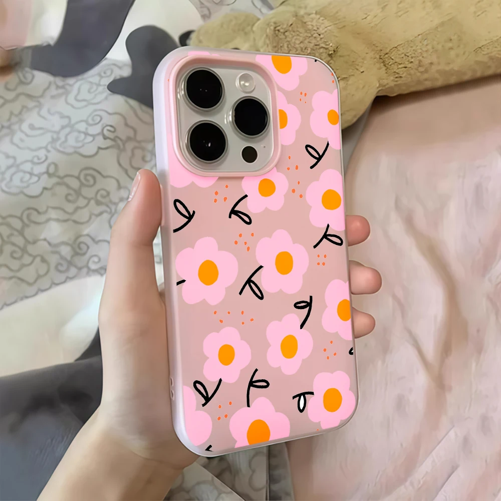 Фото Скандинавский ретро-чехол с цветочным принтом из мягкого TPU для Xiaomi 14T, 17 Pro Max, 15 T Pro, Mi 11 Lite 5G, 17 Pro №5