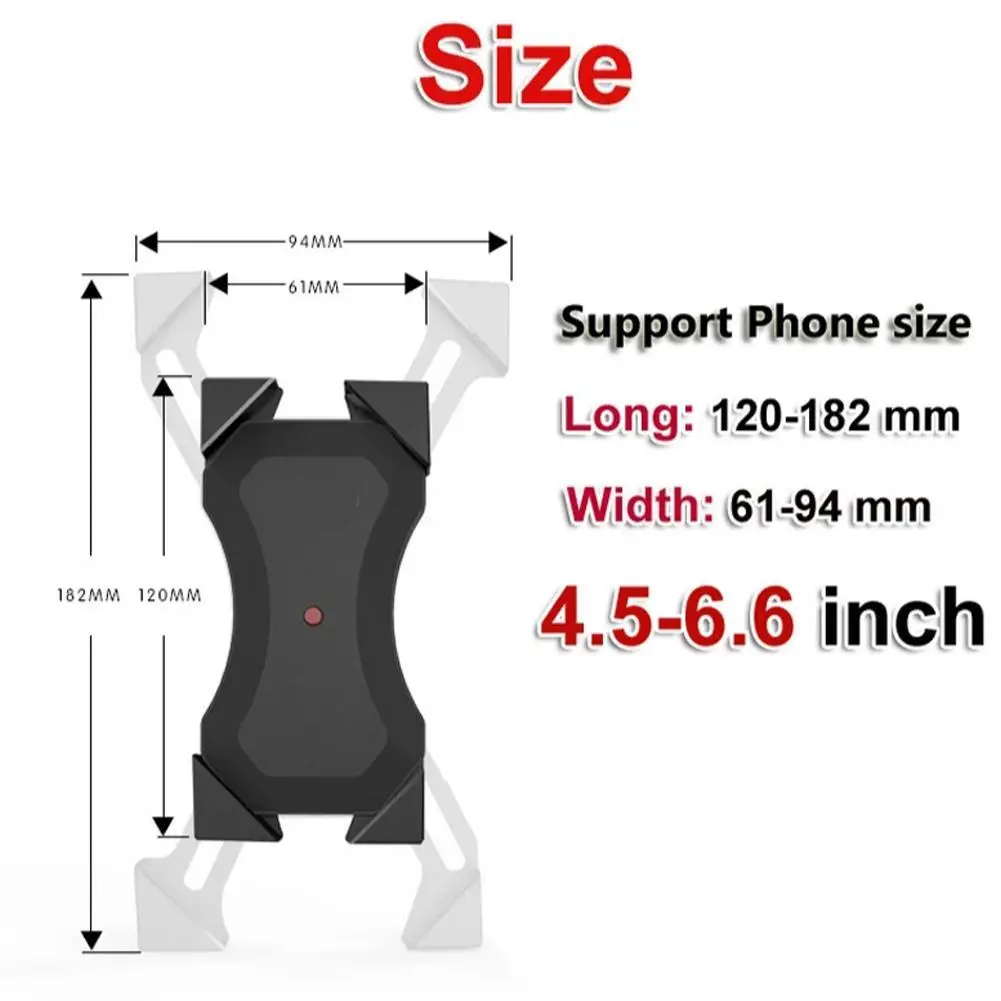 adjustable motorcycle phone holder for bicycle electric bike scooter atv smartphone rack gps navigation bracket mount stand free global shipping