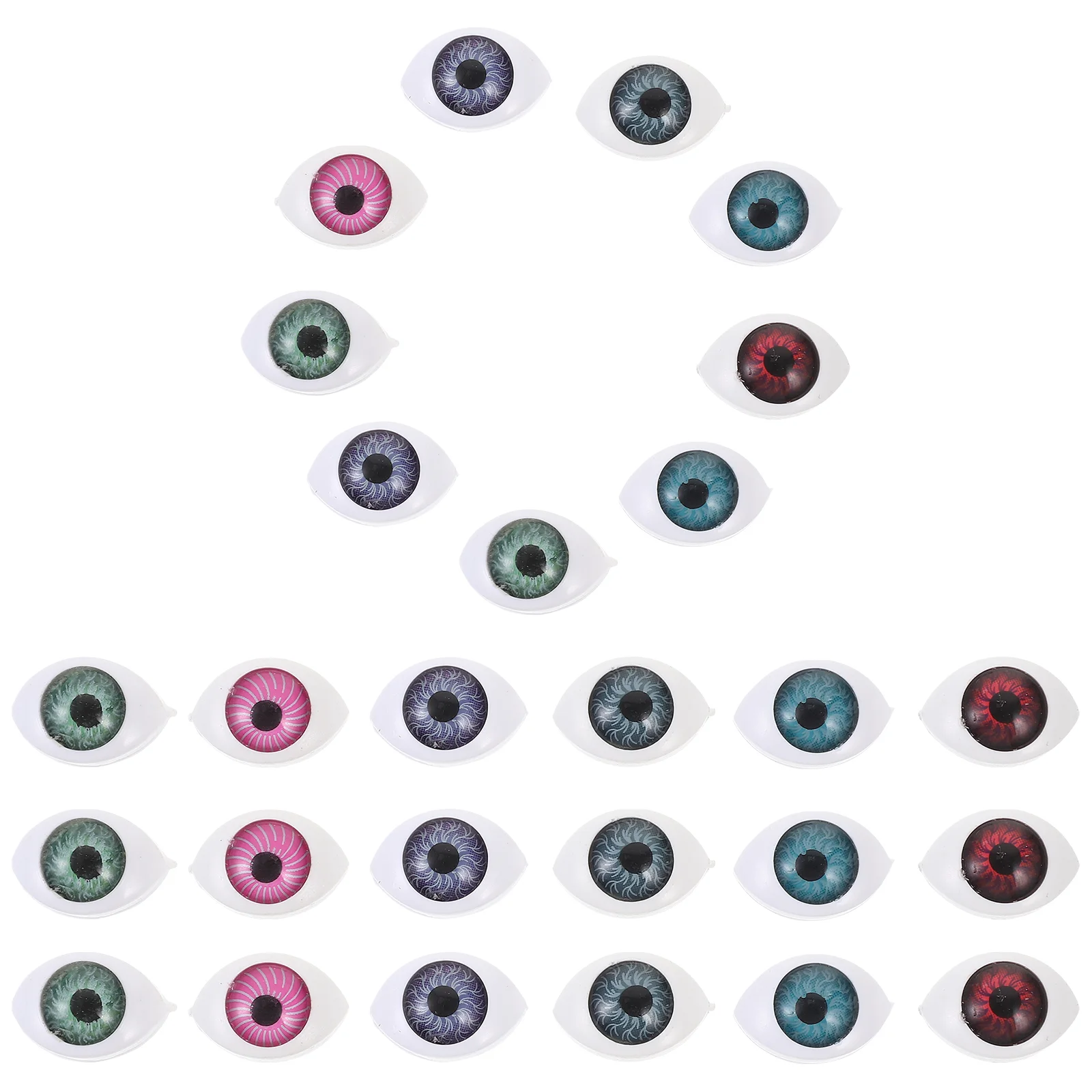 

60 шт., декоративные акриловые украшения для глазных Яблоков