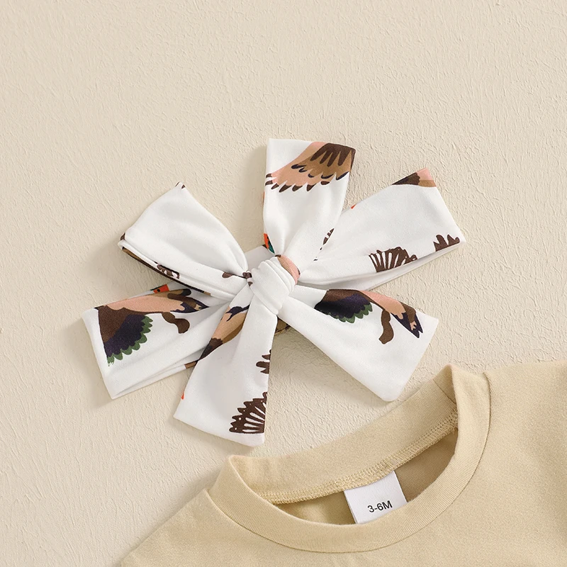 Летняя одежда для маленьких девочек футболка с короткими рукавами и круглым