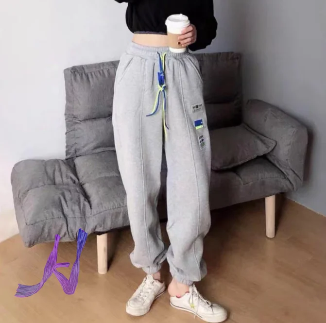 

Тренировочные штаны с трехмерной этикеткой, для мужчин и женщин