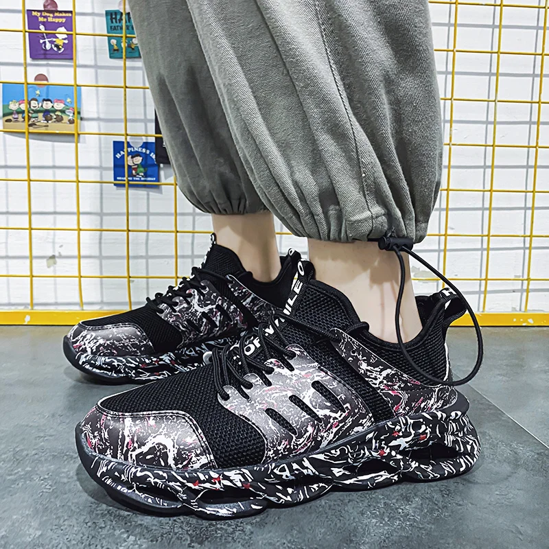 Новинка 2022 стильные мужские кроссовки для ходьбы и бега крутая удобная