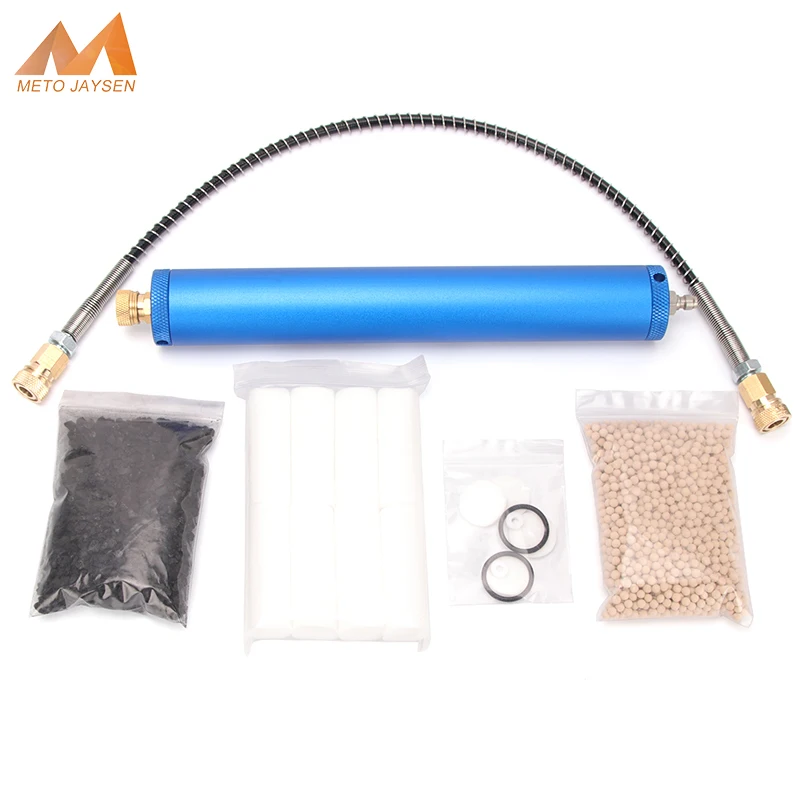 PCP Pump Diving High Pressure Air Filter Dry Air System Water-Oil Separator for Electric Compressor with Filling Head 50cm Hose