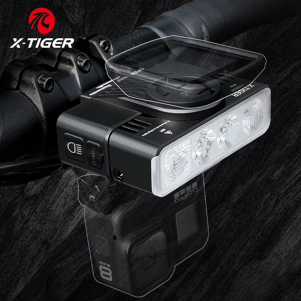 X-TIGER 2800LM Велосипедные фары IPX6 Водонепроницаемая велосипедная фара Ночная езда