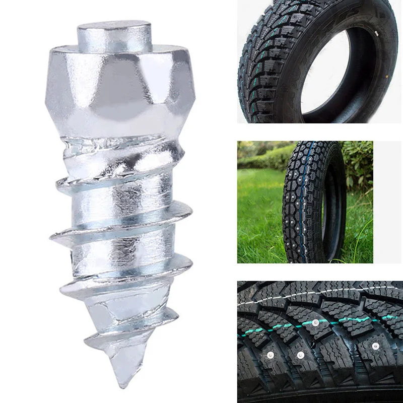 

100pcs 6mmx15mm Screw Tire Stud Anti-Slip Wheel Tire Snow Chain Anti Skid Ice Stud Car Off-Road Tire Tyre Screw Spikes