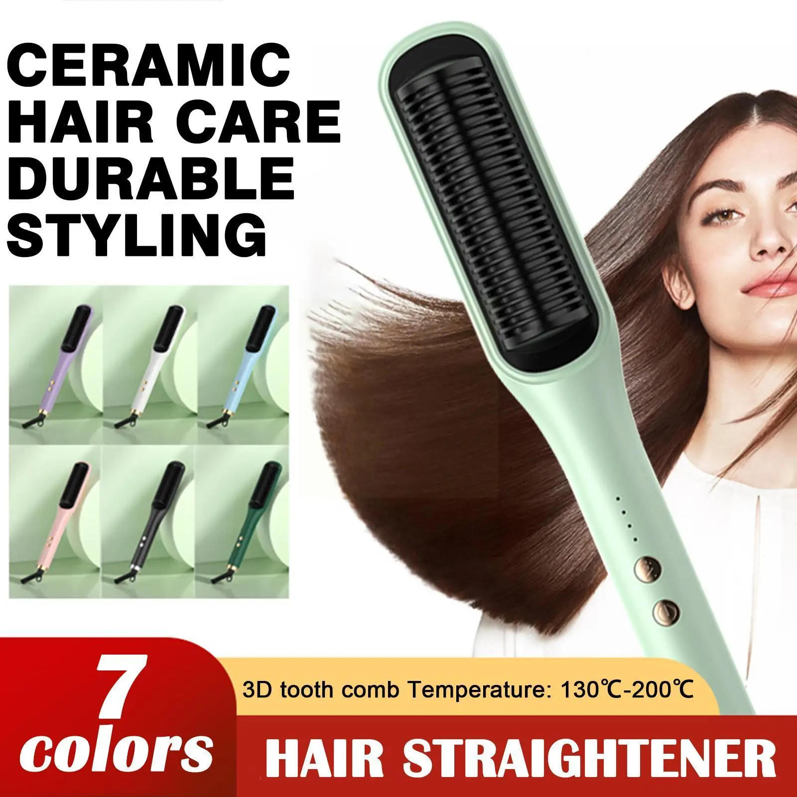 

Профессиональный Выпрямитель для волос с защитой от ожогов, инструмент для завивки и моделирования отрицательных ионов, инструмент для быс...