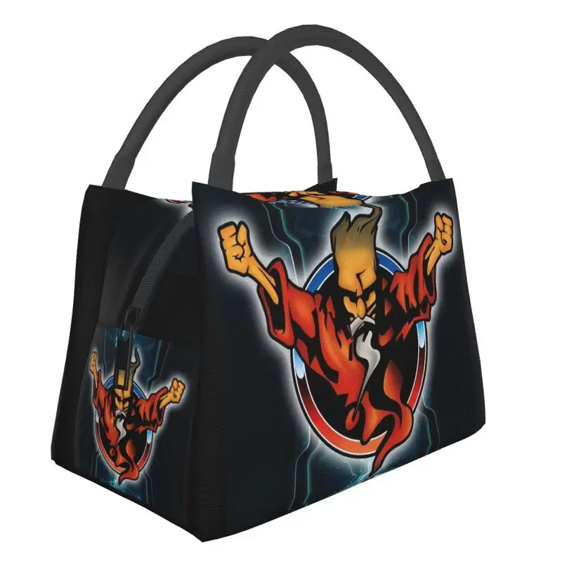 

Thunderdome Hardcore Insulated Lunch Bag for Camping Travel Music Festival Leakproof Thermal Cooler Bento Box Women