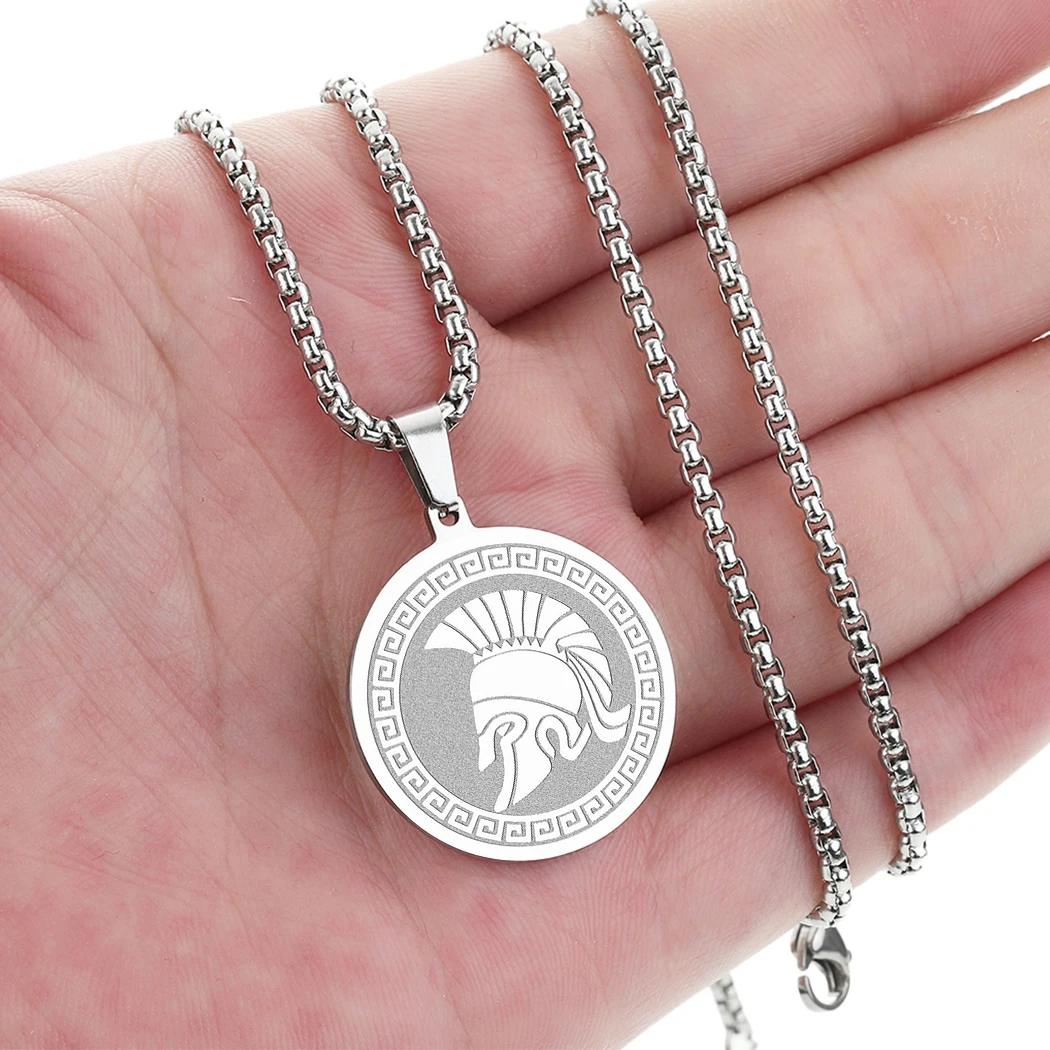 Мужская подвеска в виде древнего Греческого бога спартанского воина