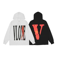 new 22ss european hip hop vlon letter large v printed maychao couple wear hooded sweatshirts