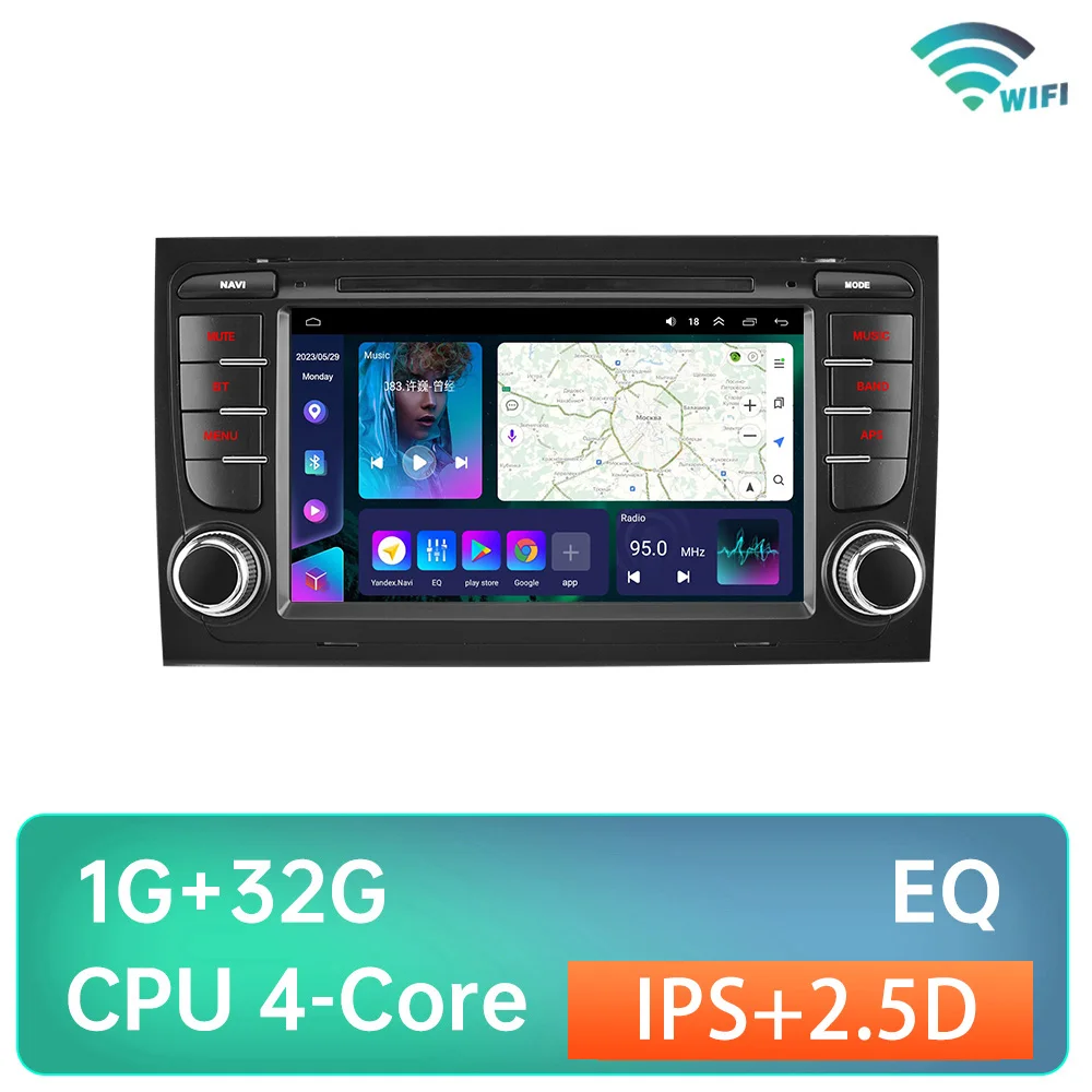 

Автомагнитола на Android 12 для Audi A4 B9 B8 B7 B6 S4 RS4 SEAT Exeo, автомагнитола, мультимедийная навигация, воспроизведение, искусство, WIFI, 2Din