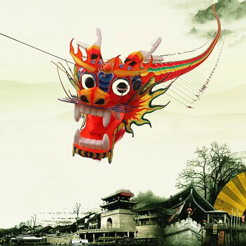 Бесплатная доставка змей с драконом летающие строительные игрушки традиционный