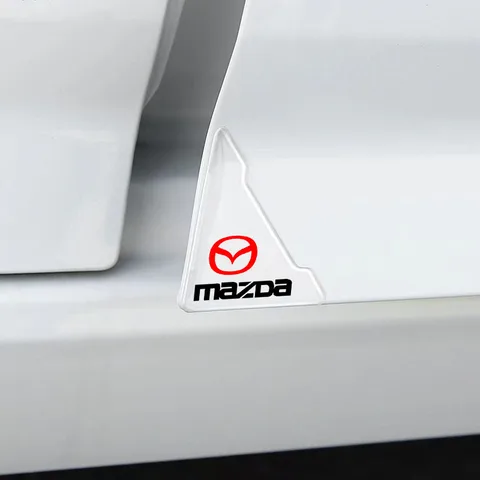 Прозрачная угловая крышка двери автомобиля, защитная наклейка от царапин для Mazda 3 5 6 323 626 CX-3 CX-4 CX-5 CX-7 CX-9 Axela 6 RX8 7