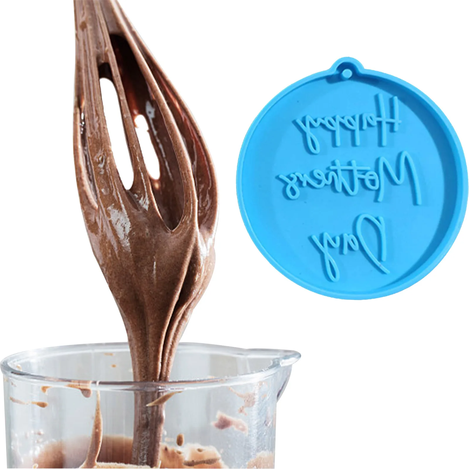 

Mothers Day Chocolate Mold DIY Silicone Letter Molds Handmade Chocolate Candy Mould Decorating DIY Tools Keychain Embossing