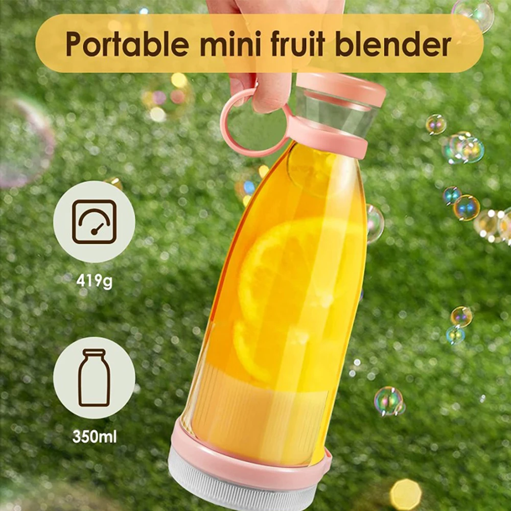 

Electric Juicer Portable Fresh Fruit Juicers Blue/Pink Usb Portable Juicers Bottle Mini Fast Electric Portable Blender Smoothie