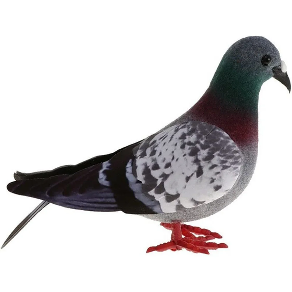 

Pigeon Dove Artificial Birds Foam Bird Statue Fake Doves Ornaments Animal Christmas Figurine Decoration Decor Craft Party Kids