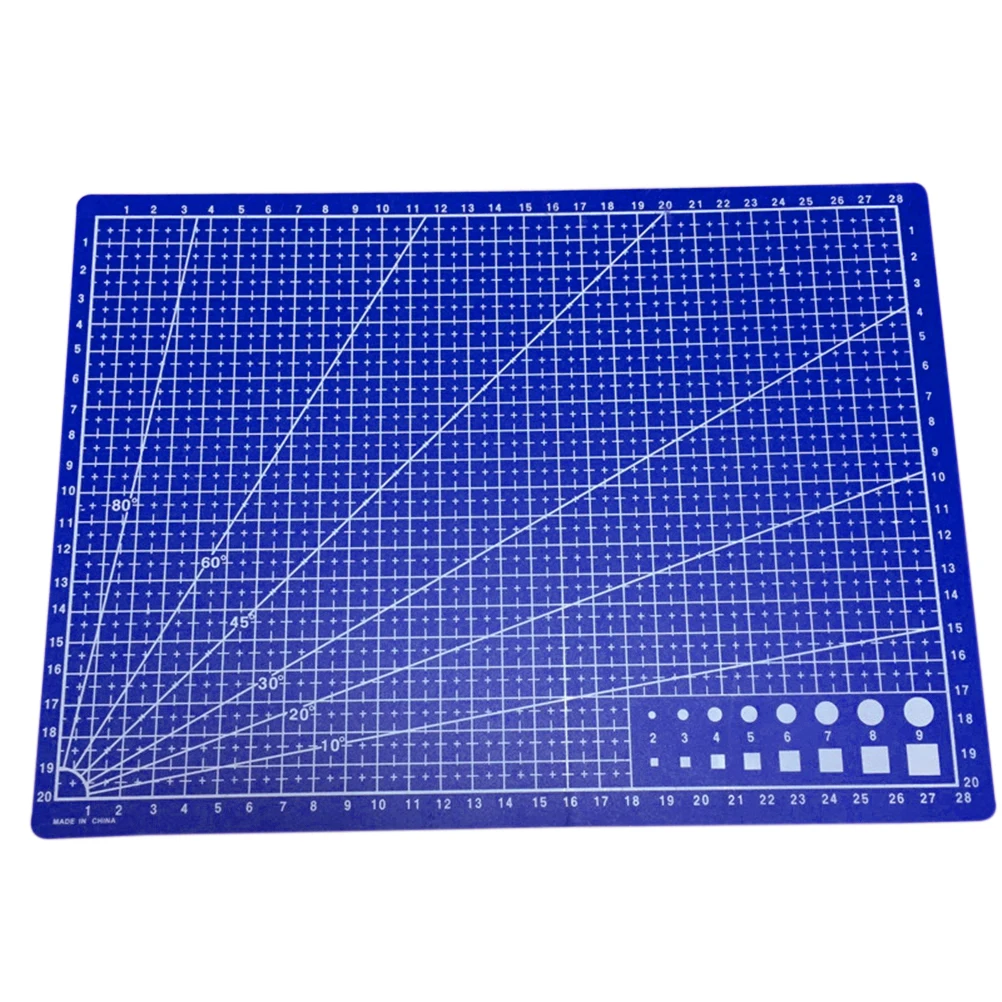 30*22cm Cutting Mats A4 Grid Double-sided Plate Design Engraving Model Mediated Knife Scale Cut Cardboard School Office Supplies