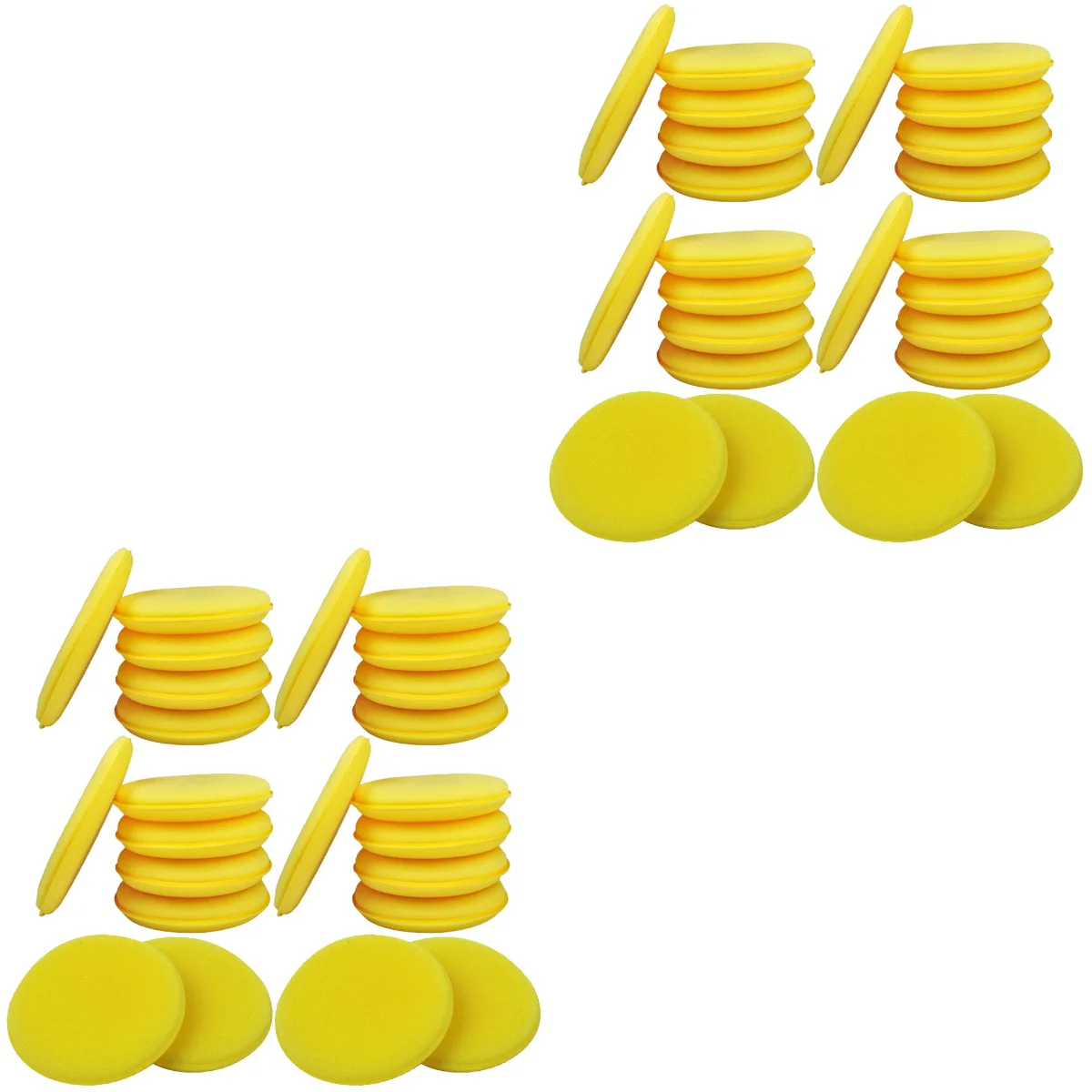

48 Pcs Car Wash Sponge Cleaning Waxing Pads Mat Applicator for Cars Large Polishing Automotive Sponges